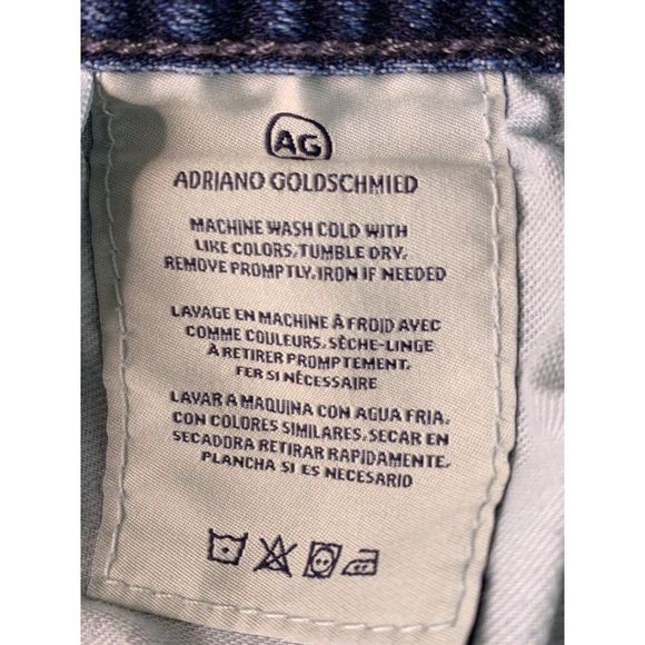 Mens Adirano Goldschmied AG Everett Slim Straight Jeans 38 x 30 EUC 6419 - Picture 12 of 16